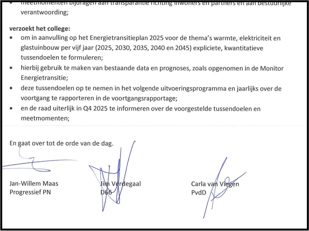 Nieuws uit de fractie april 2025